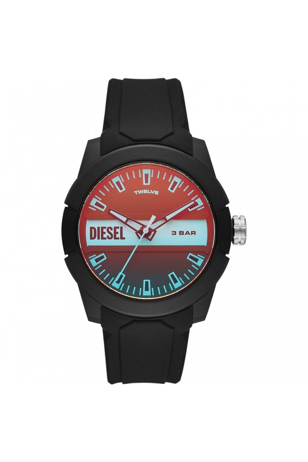 

Модные аналоговые кварцевые часы Double Up из нейлона - Dz1982 Diesel, мультиколор