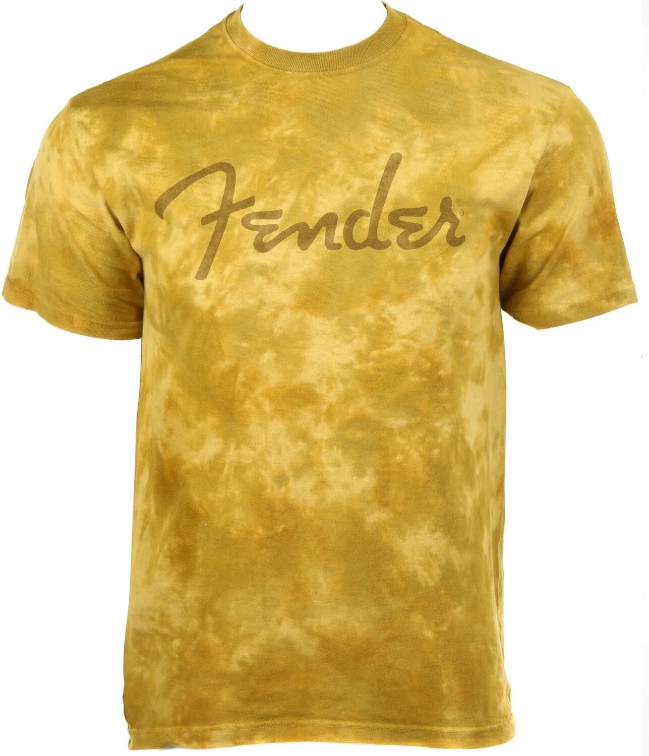 

Футболка Fender Tie-dye Logo Горчичный - Большой, Желтый