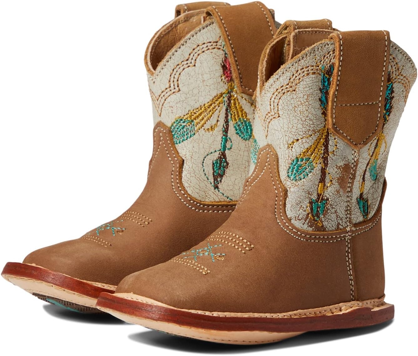 

Обувь для малышей Cowbaby Arrow Feather Roper, цвет Tan