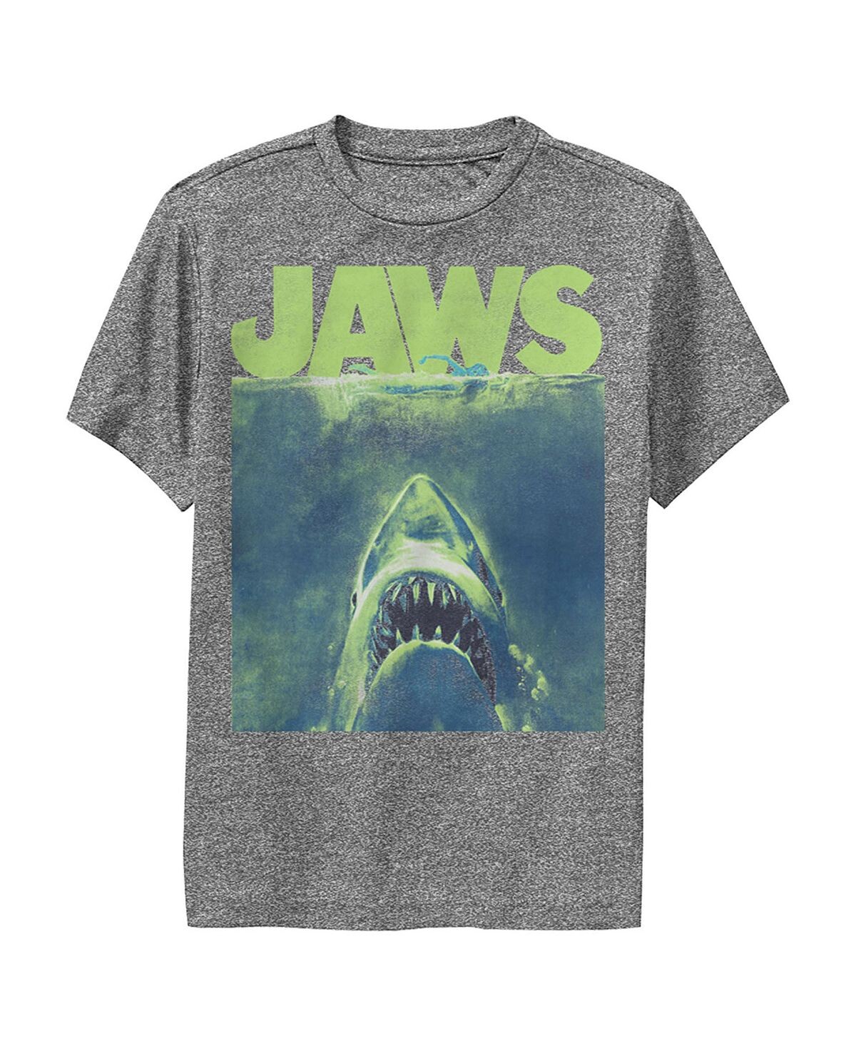 

Детская футболка с неоновым плакатом Boy's Jaws NBC Universal