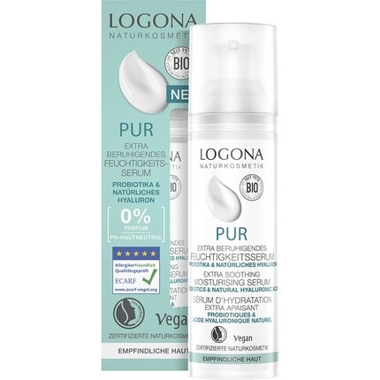 

Logona Pure Natural Гиалуроновая сыворотка с пробиотиками 30 мл, Logona Naturkosmetik