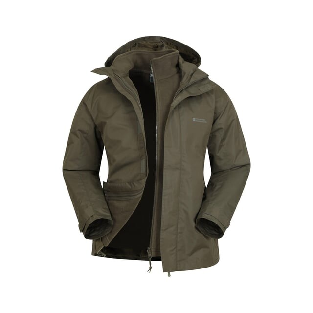 

Мужская меховая куртка ii 3 в 1 Mountain Warehouse, хаки
