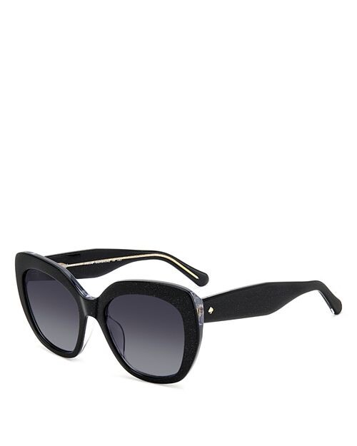 

Солнцезащитные очки Winslet «кошачий глаз», 55 мм kate spade new york, цвет Black