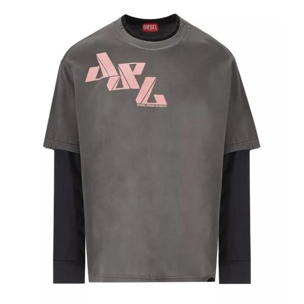 

Футболка t-wasy-ls t-shirt Diesel, серый