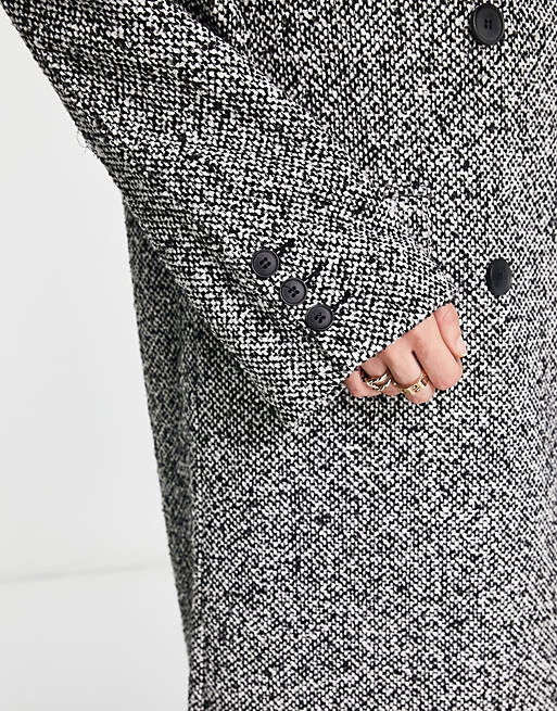 

Пальто для папы ASOS DESIGN Tall цвета соли и перца