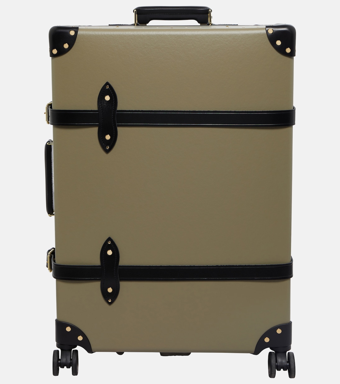 Большой чемодан для регистрации на рейс centenary Globe-Trotter, зеленый корпус для часов centenary с кожаной отделкой globe trotter черный