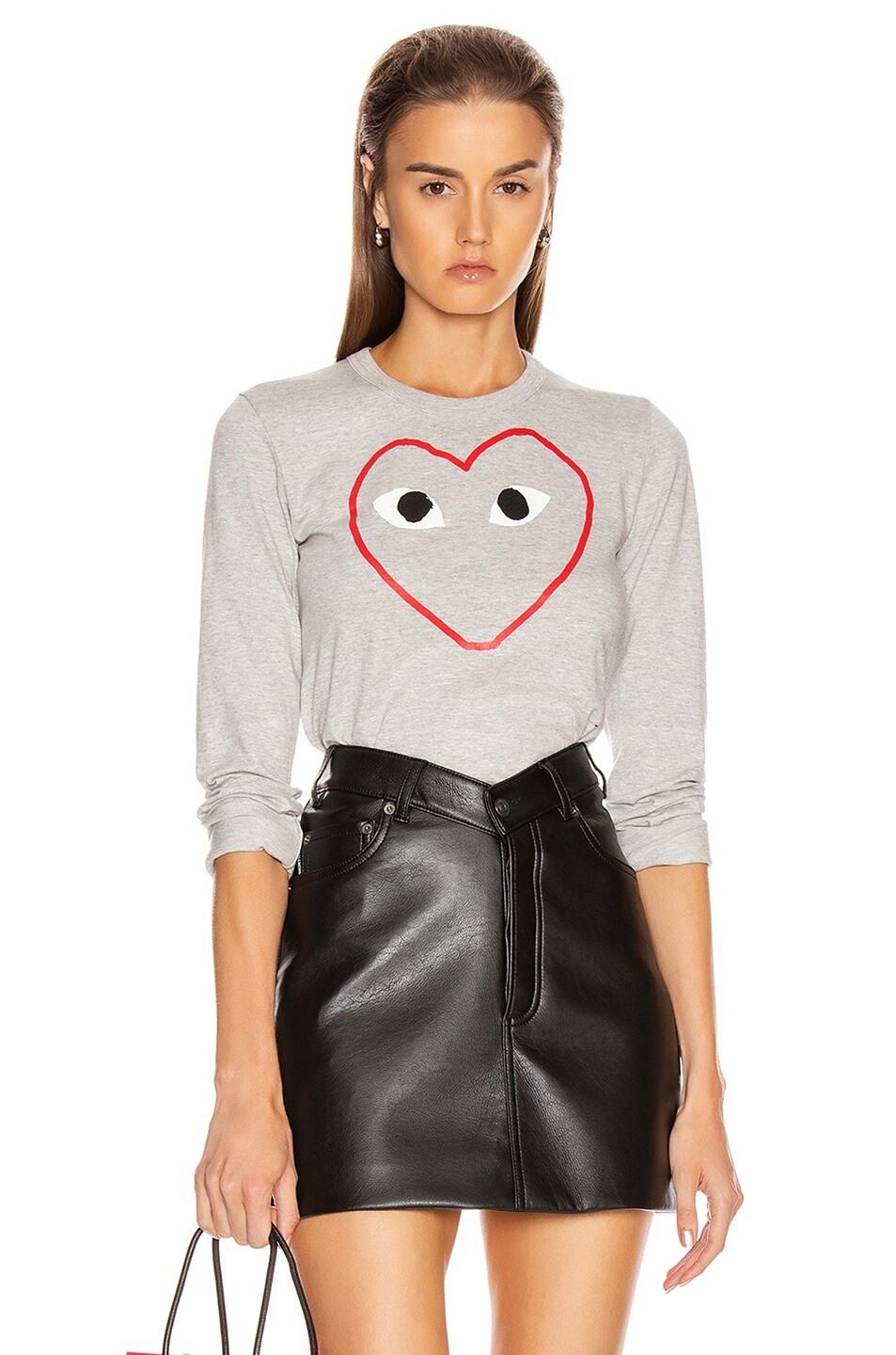 

Футболка Comme des Garçons Logo, серый