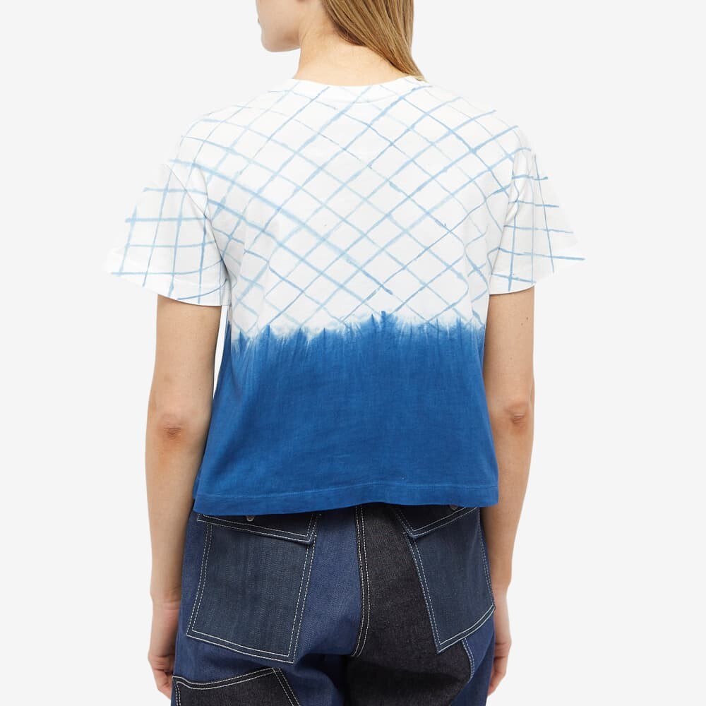 

W'menswear Футболка цвета индиго в сетку, индиго