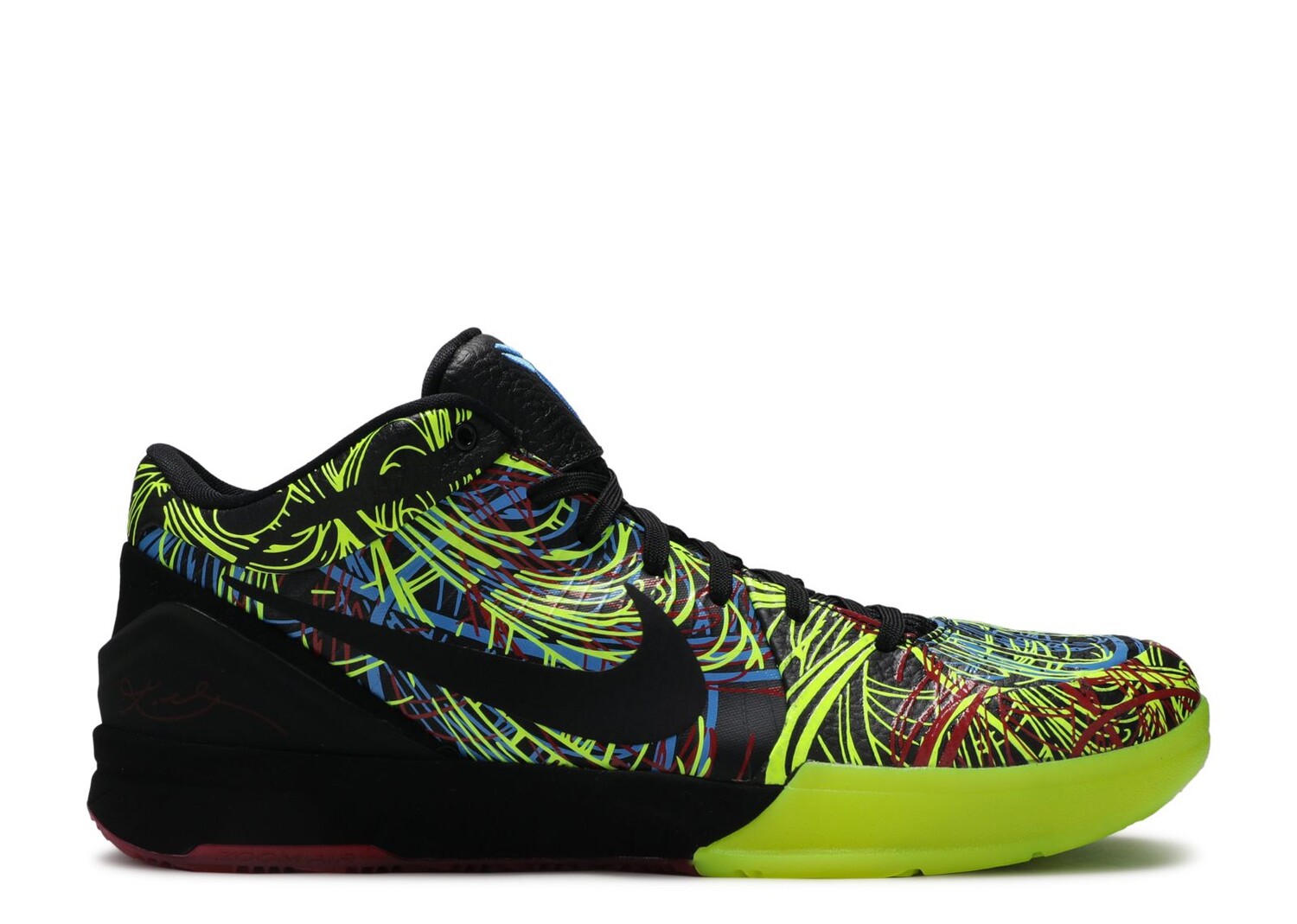 

Кроссовки Nike Zoom Kobe 4 Protro 'Wizenard', разноцветный, Черный