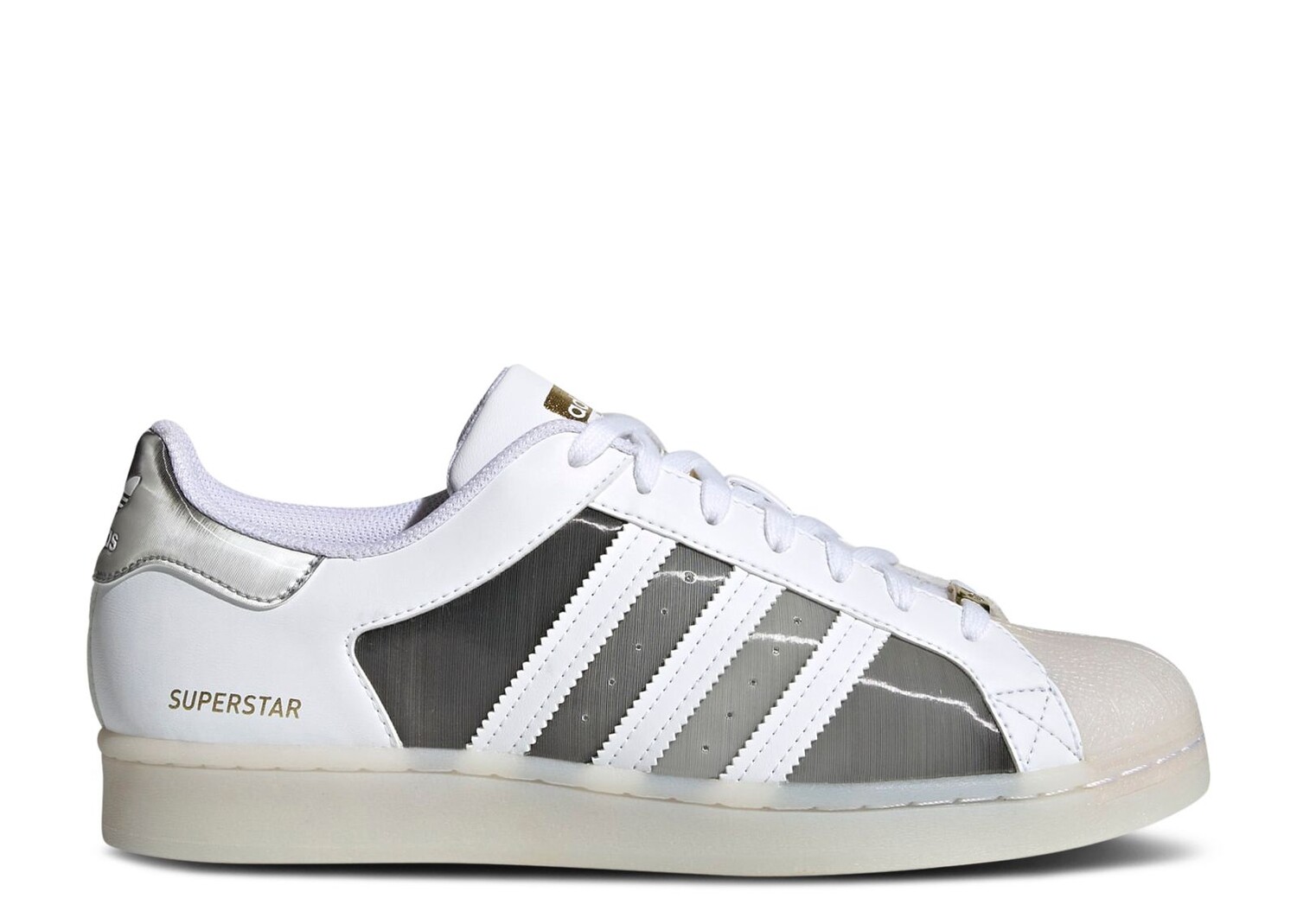 

Кроссовки adidas Superstar 'Grey Color-Shifting Print', серый