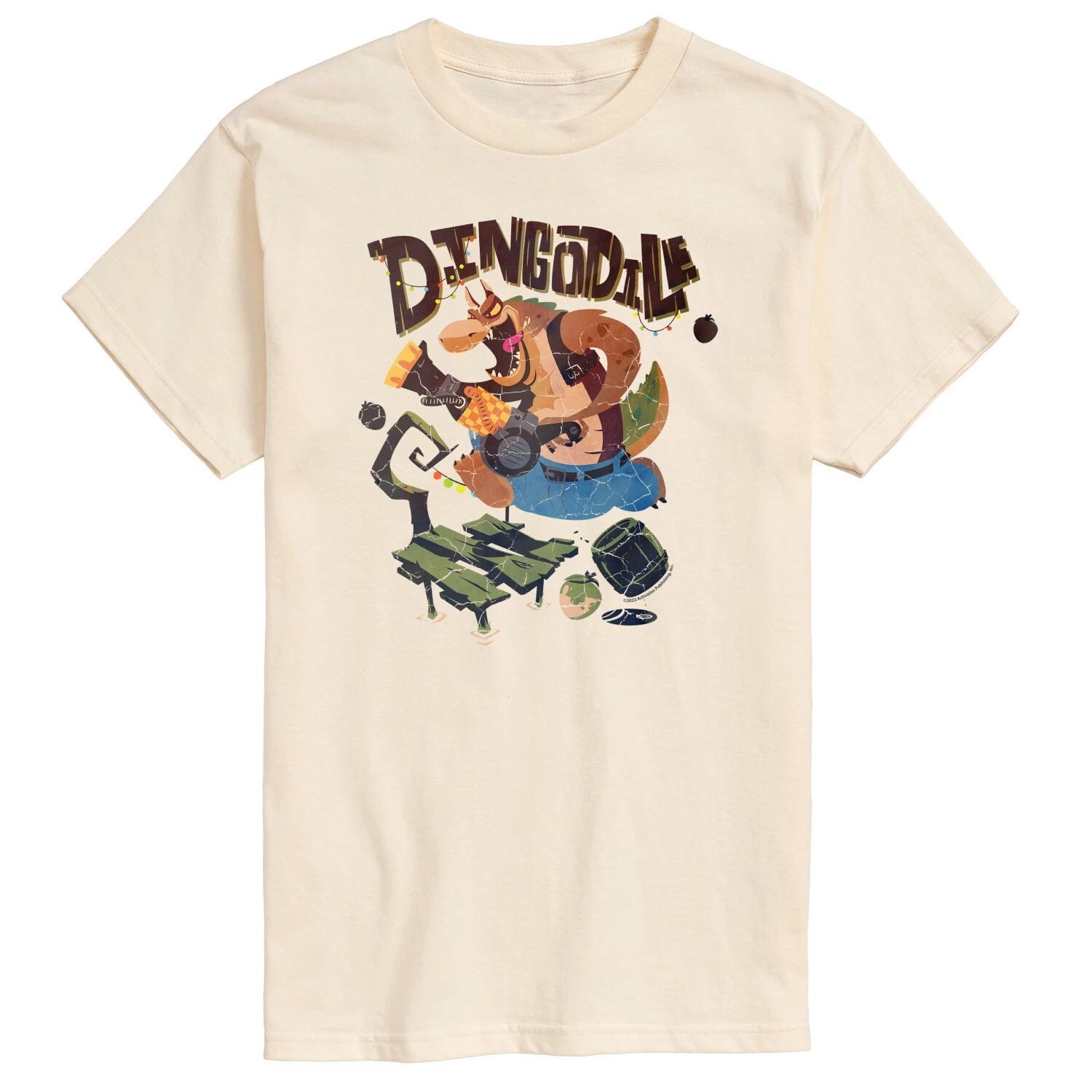 

Мужская футболка Crash Bandicoot Dingodile Licensed Character