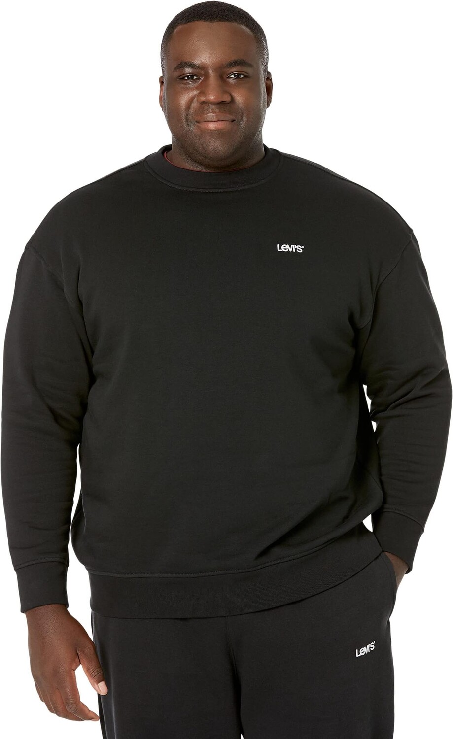 

Толстовка Big & Tall Seasonal Crew Levi's, цвет Mineral Black