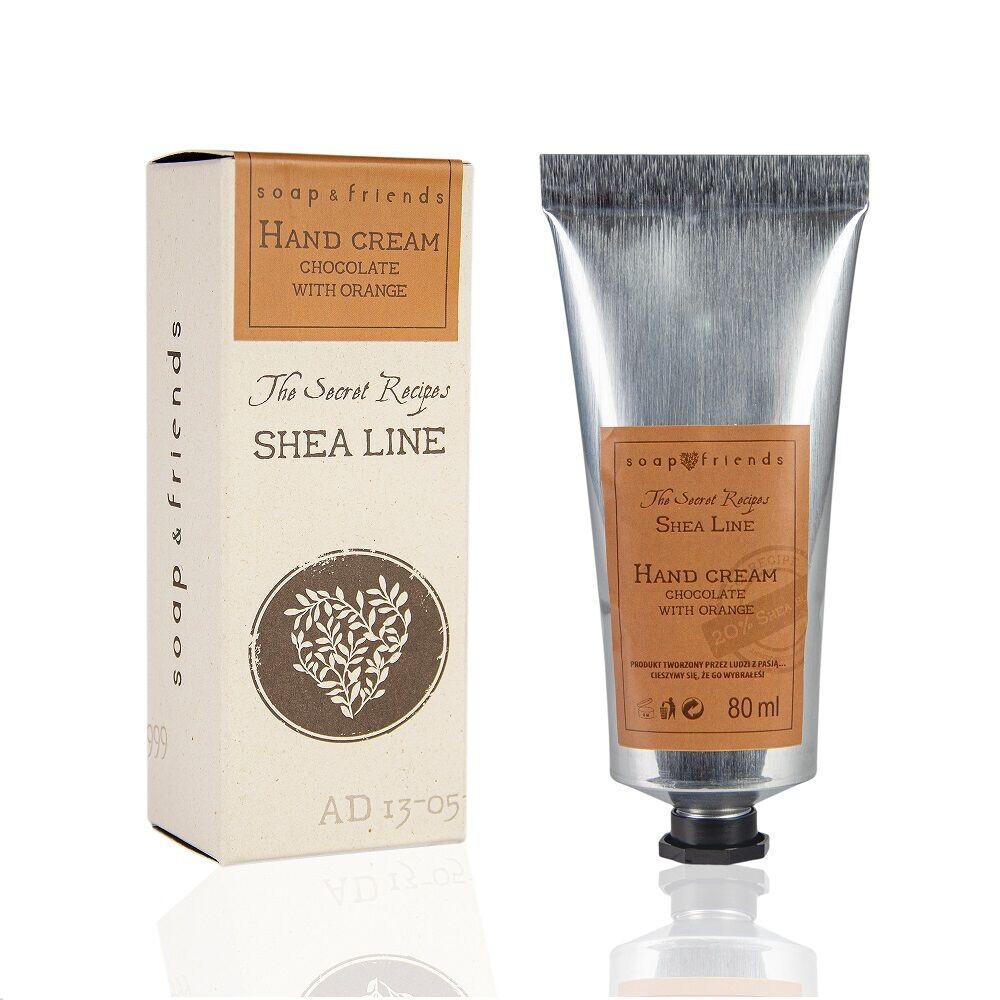 

Крем для рук шоколадный с апельсином Soap&Friends Shea Line, 80 мл