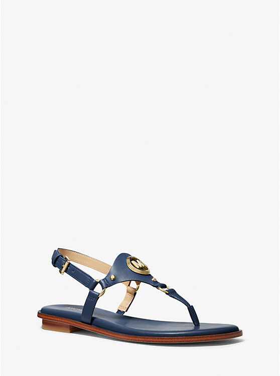 

Кожаные сандалии Casey Michael Kors, синий