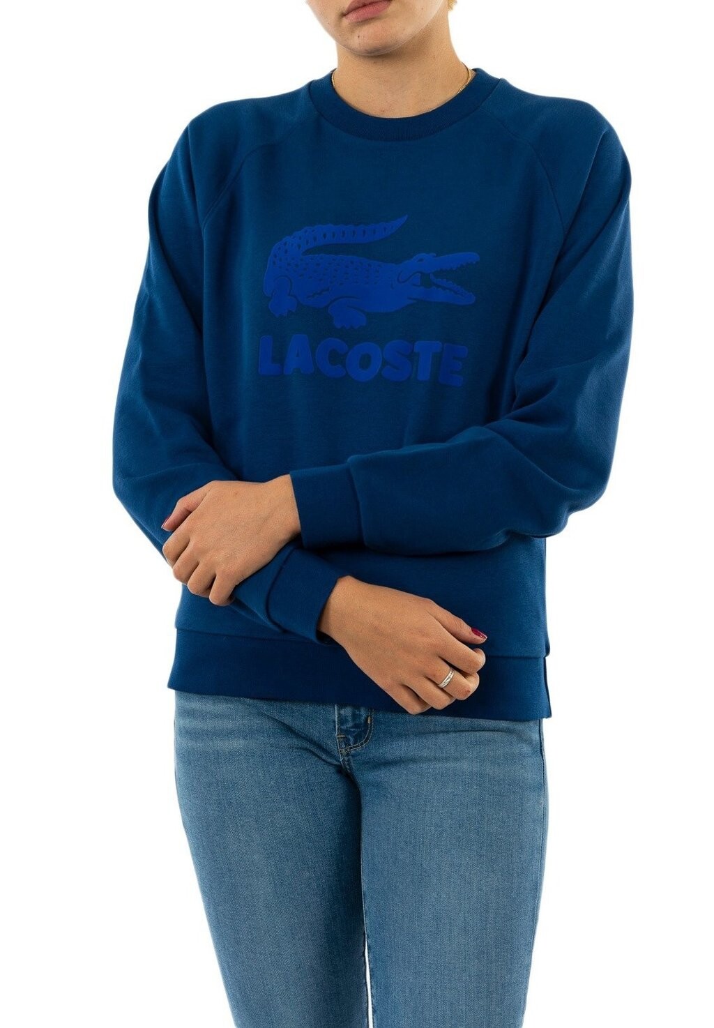 

Толстовка с капюшоном Lacoste, синий