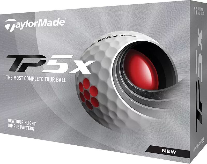 

Мячи для гольфа TaylorMade 2021 TP5x, белый