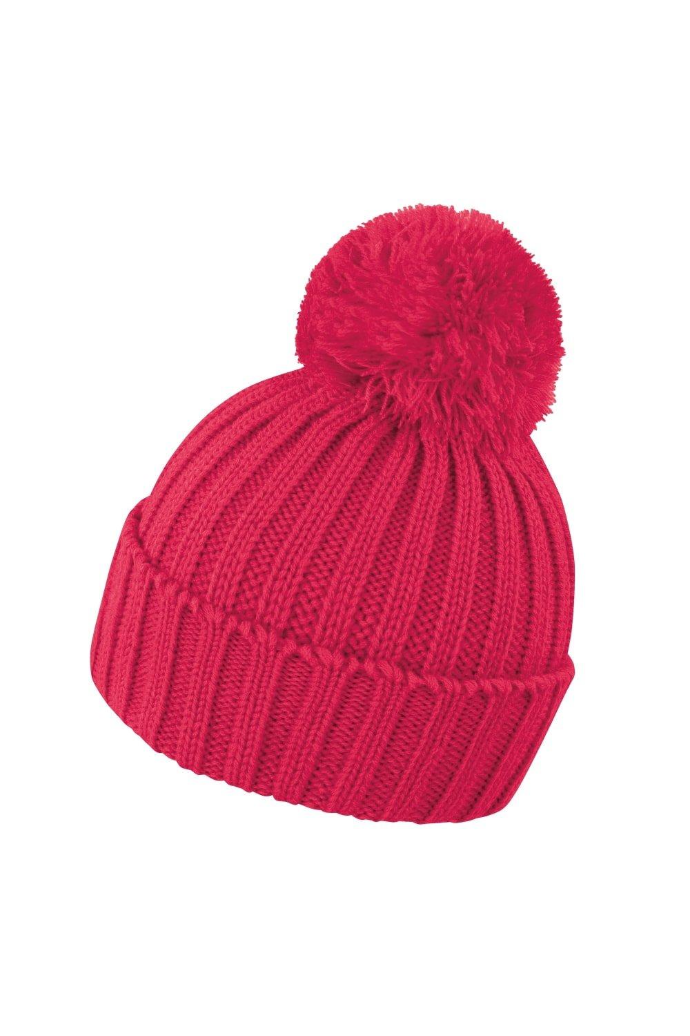 Вязаная шапка-бини Winter Essentials HDi Quest Result, розовый рододендрон азалия пом пом