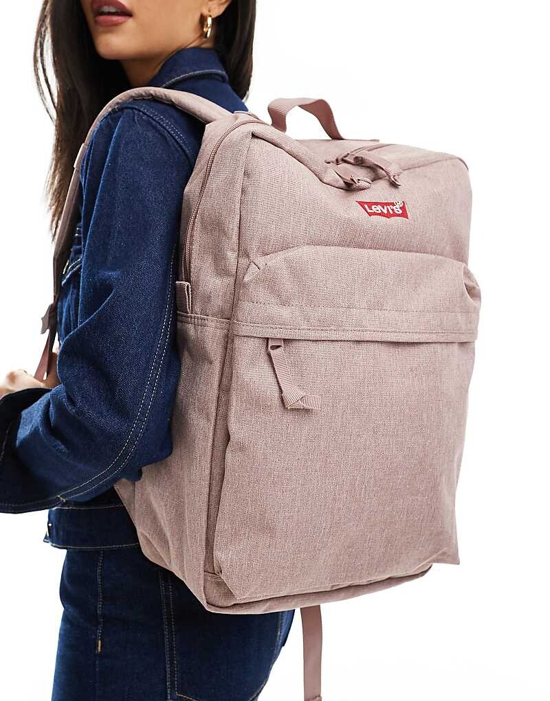 

Levi's – L-Pack – Рюкзак нормального размера розового цвета с логотипом
