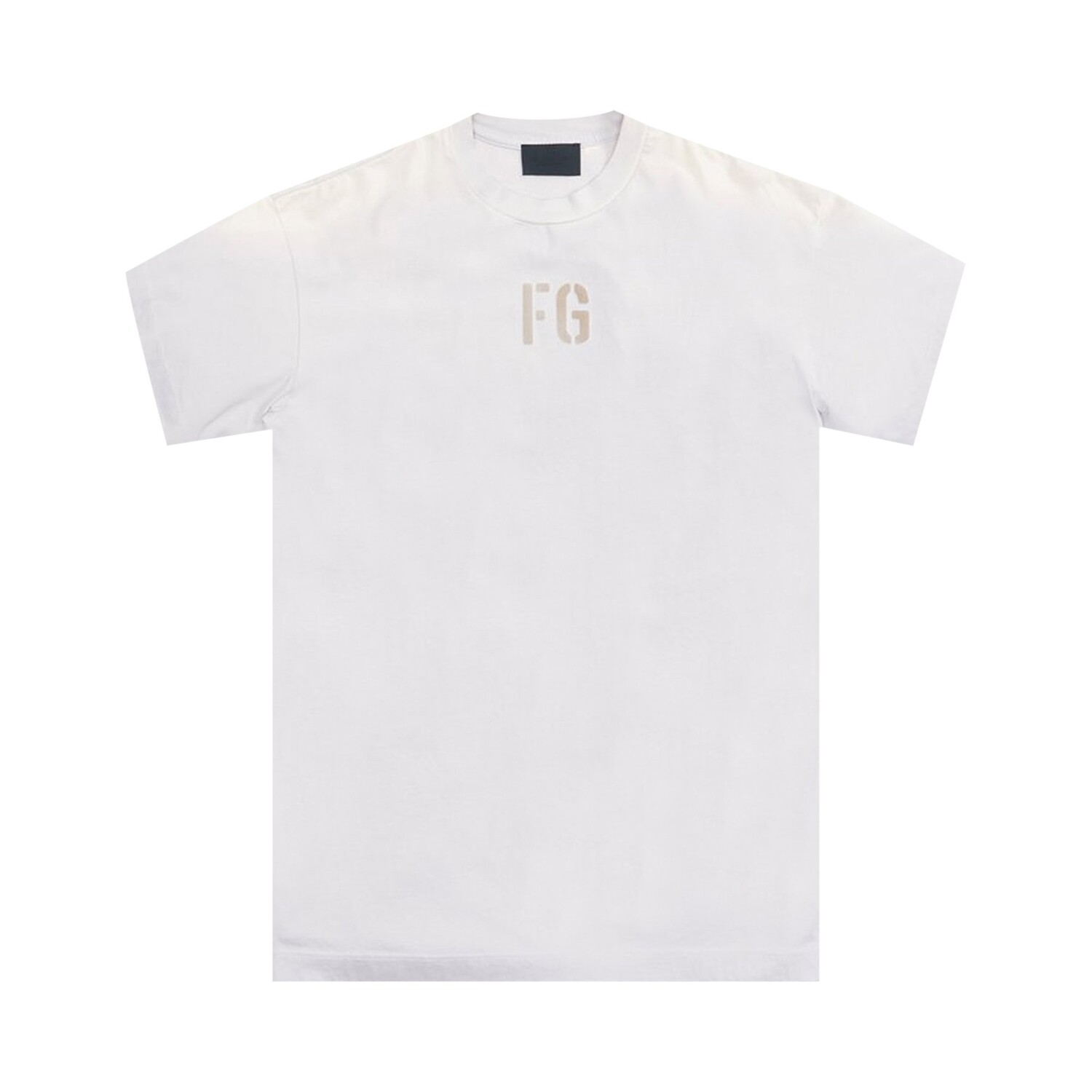 

Футболка Fear of God FG Винтажный бетонный белый