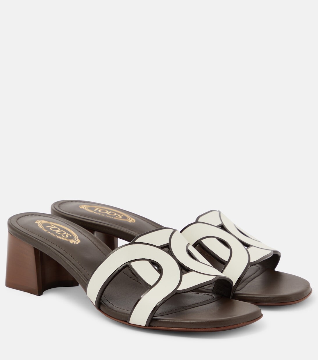 

Кожаные сандалии catena Tod'S, белый