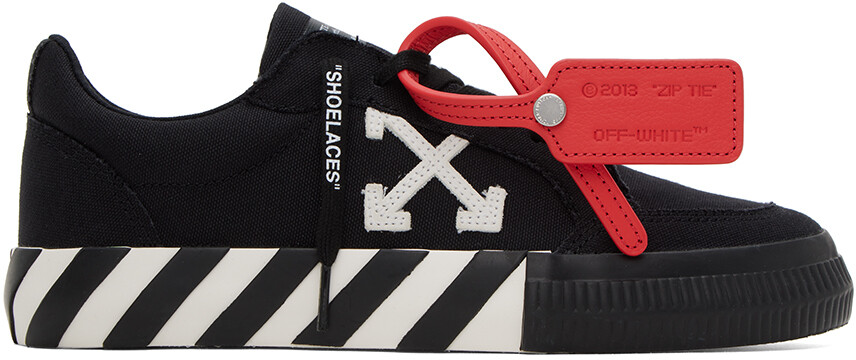 

Off-White Черные вулканизированные кроссовки