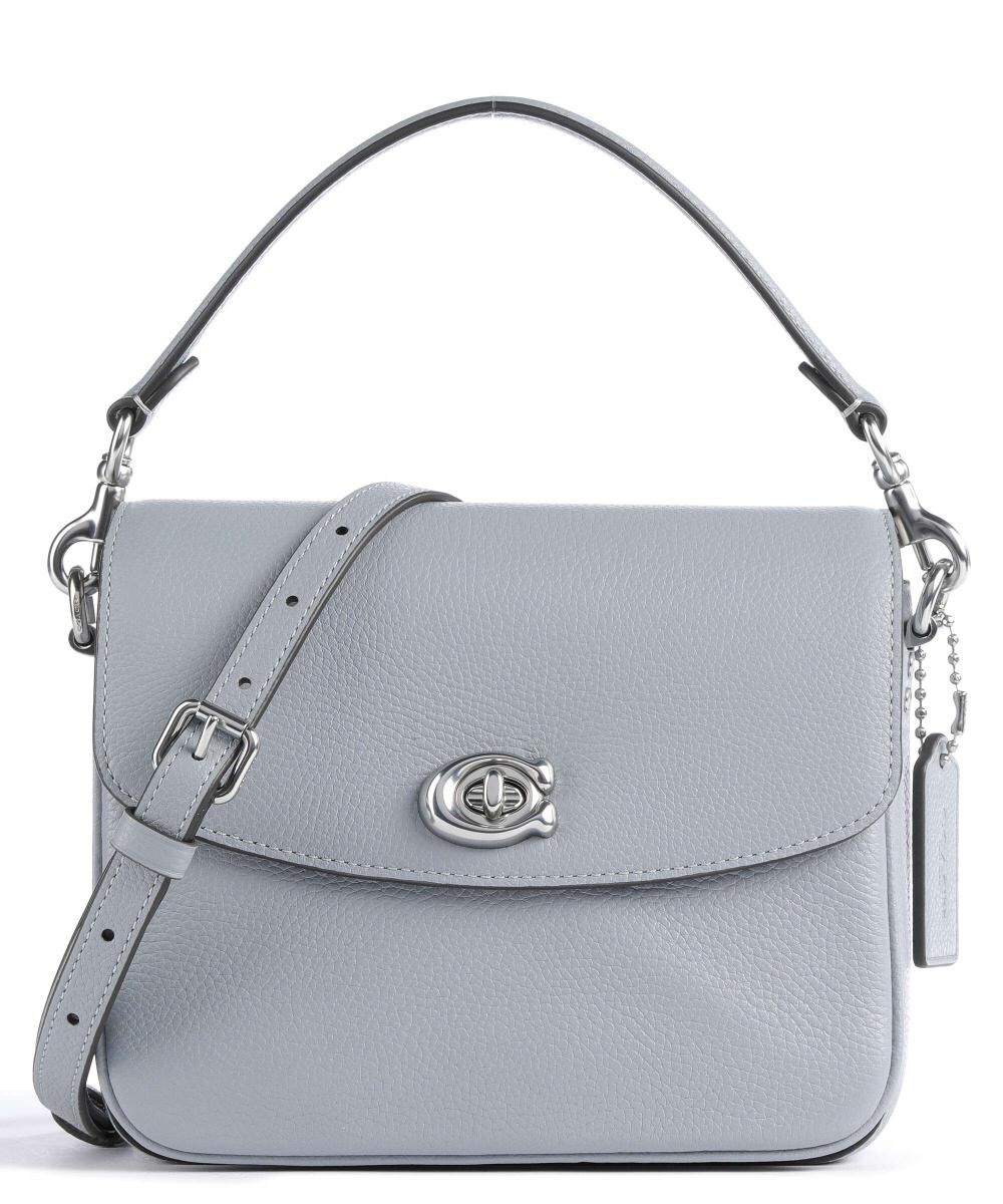 

Сумка через плечо Cassie 19 из зерненой коровьей кожи Coach, синий