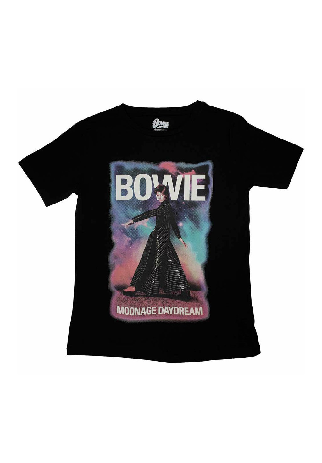 

Футболка с принтом DAVID BOWIE MOONAGE 11 Paradiso Clothing, черный