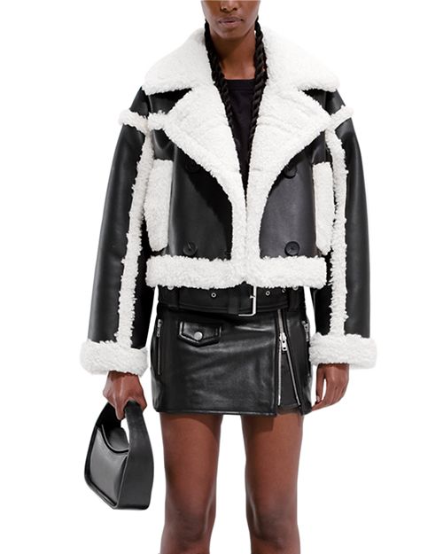 цена Куртка Kristy из искусственной овчины STAND STUDIO, цвет Black