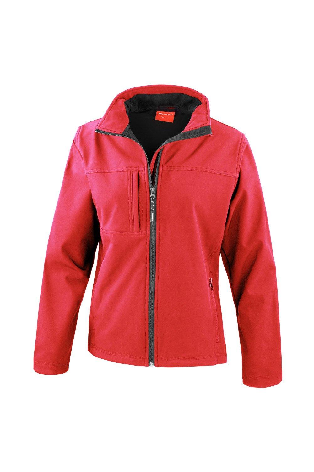 3-слойная куртка Softshell Premium (водонепроницаемая, ветрозащитная и дышащая) Result, красный