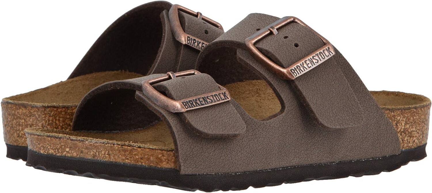 

Сандалии на плоской подошве Arizona Birkenstock, цвет Mocha Birkibuc