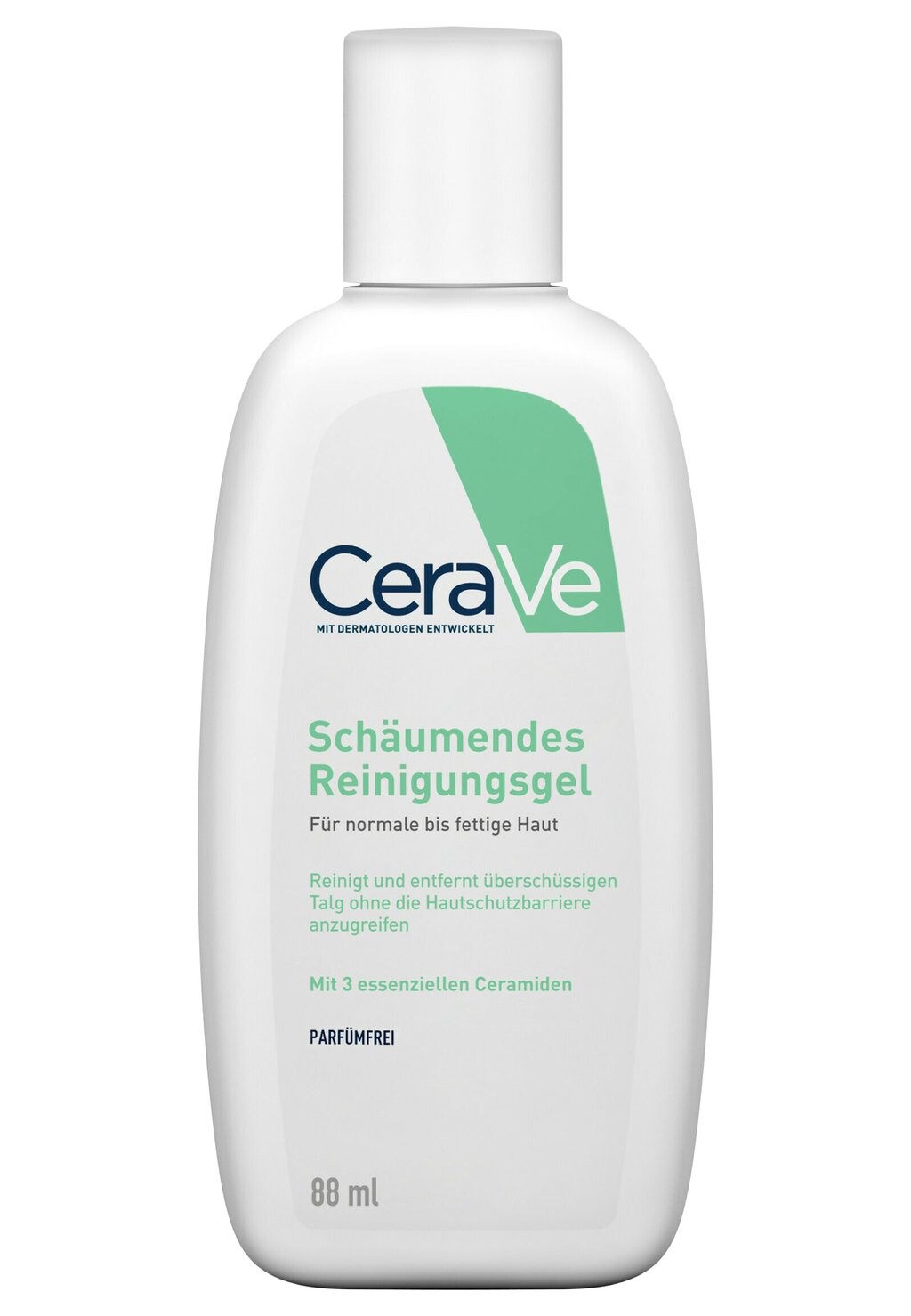 

Очищение лица FACE CARE CERAVE SCHÄUMENDES REINIGUNGSGEL FÜR NORMALE BIS FETTIGE HAUT, FÜR KÖRPER UND GESICHT, MIT 3 ESSENTIELLEN CERAMIDEN UND HYALURON 88 ML