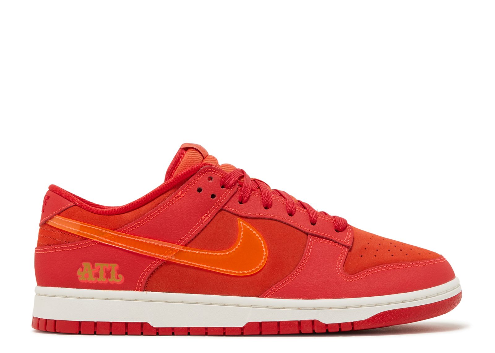 Кроссовки Nike Dunk Low 'Atl', красный кроссовки nike dunk low athletic department picante red серый