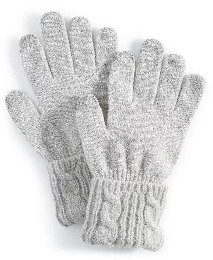 

Технические перчатки Shine Cable Knit Style & Co, серый