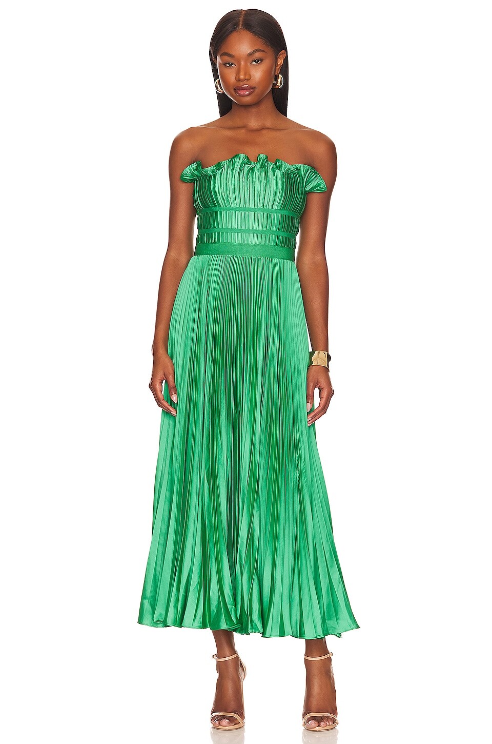 

Платье AMUR Giada Pleated, цвет Green Grass