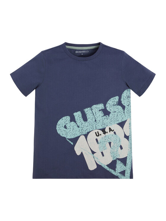 

Футболка стандартного кроя Guess, фиолетовый