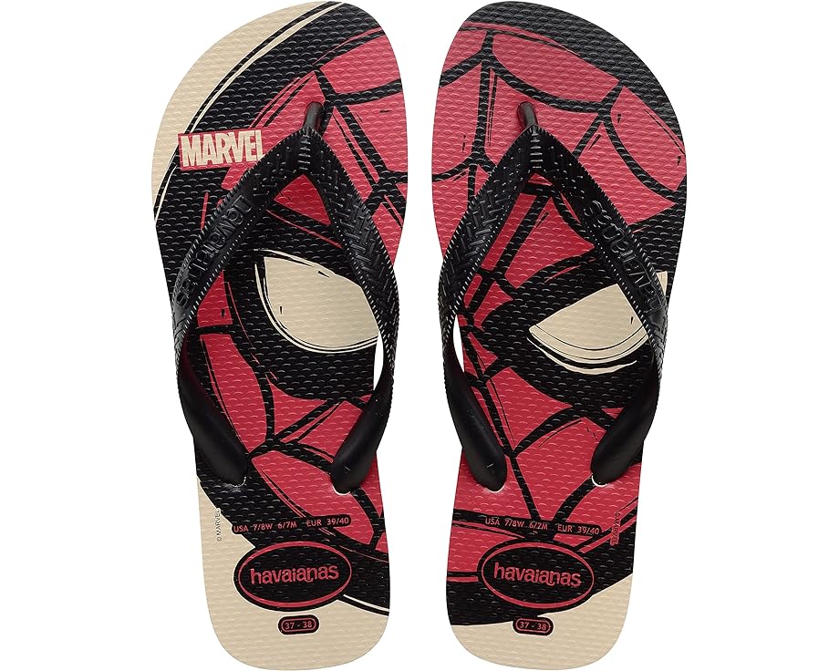 Сандалии Havaianas Top Marvel Logomania Flip Flop Sandal, бежевый