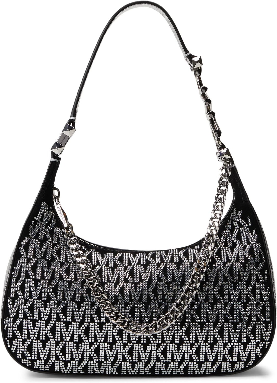 

Сумка через плечо MICHAEL Michael Kors Piper Small Pouchette, цвет Black/Silver