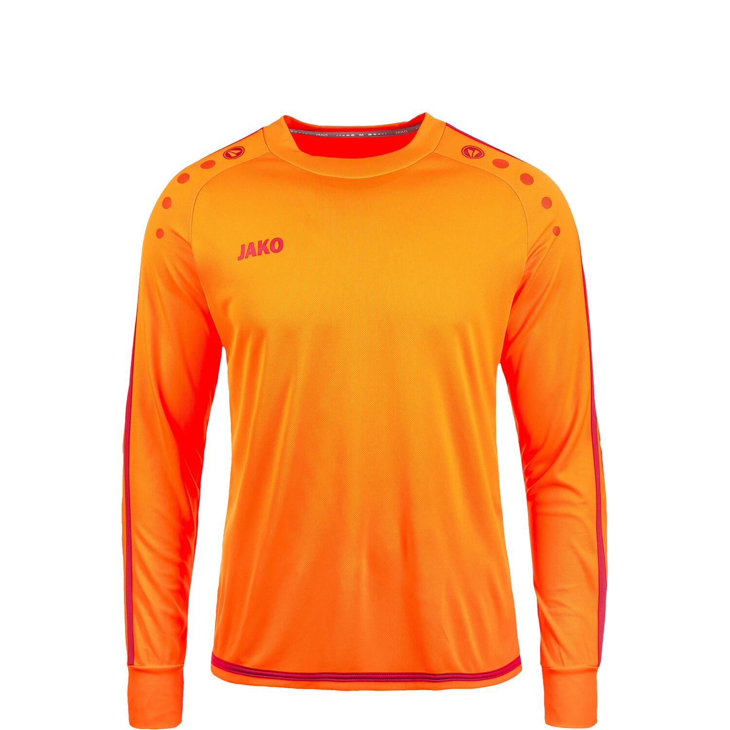 

Спортивная футболка Jako Trikot Striker 2.0, цвет neonorange/weinrot