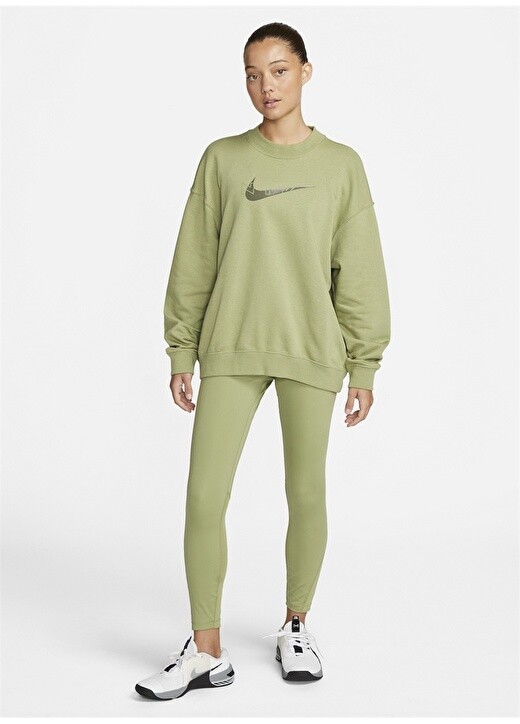 

Зеленые женские длинные леггинсы Nike