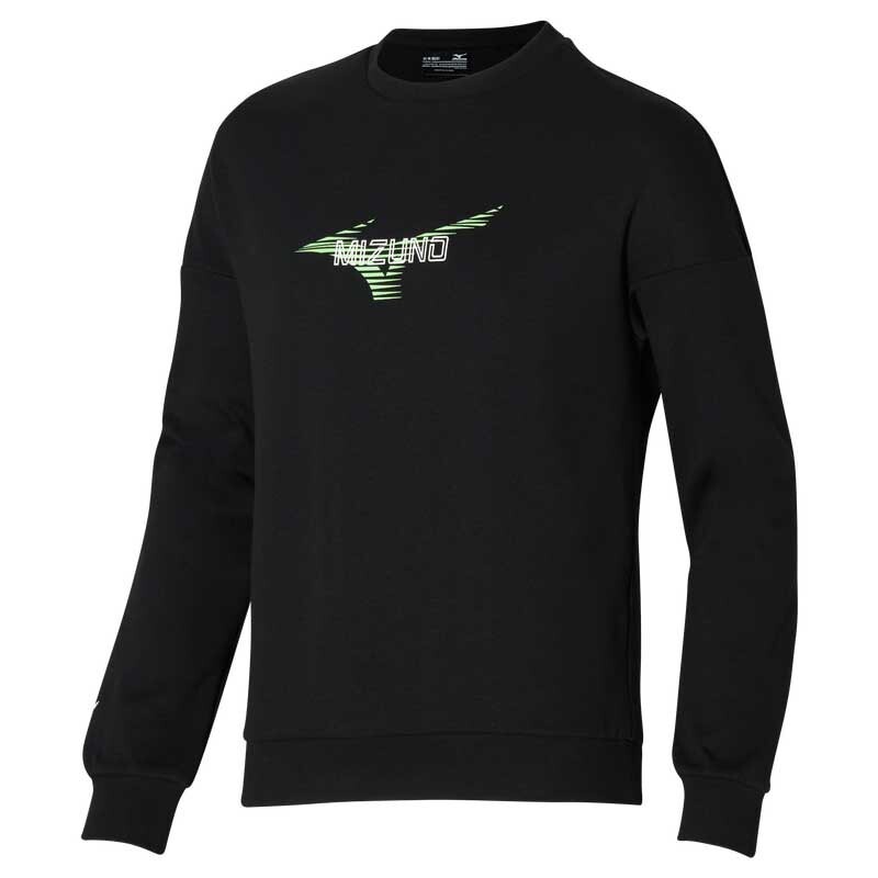 

Толстовка Mizuno Graphic Crew, черный