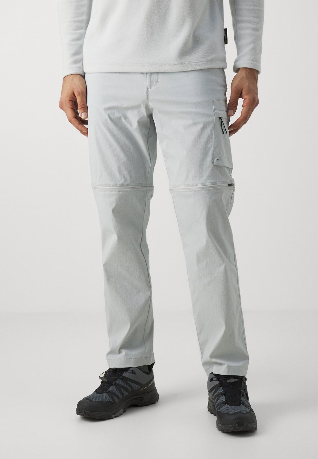 

Уличные брюки WANDERTHIRST ZIP PANTS Jack Wolfskin, цвет cool grey