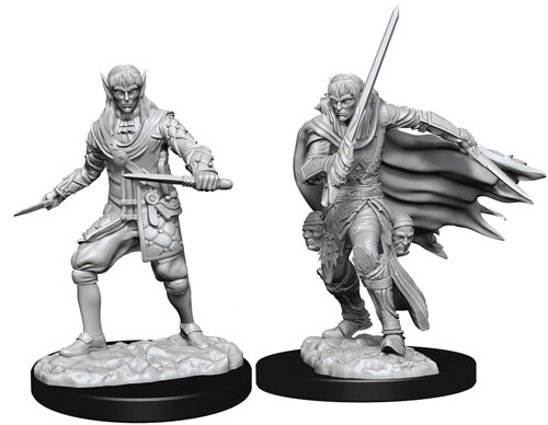 

Миниатюра WizKids/NECA Pathfinder Battles Deep Cuts Unpainted Minis: W10 Male Elf Rogue