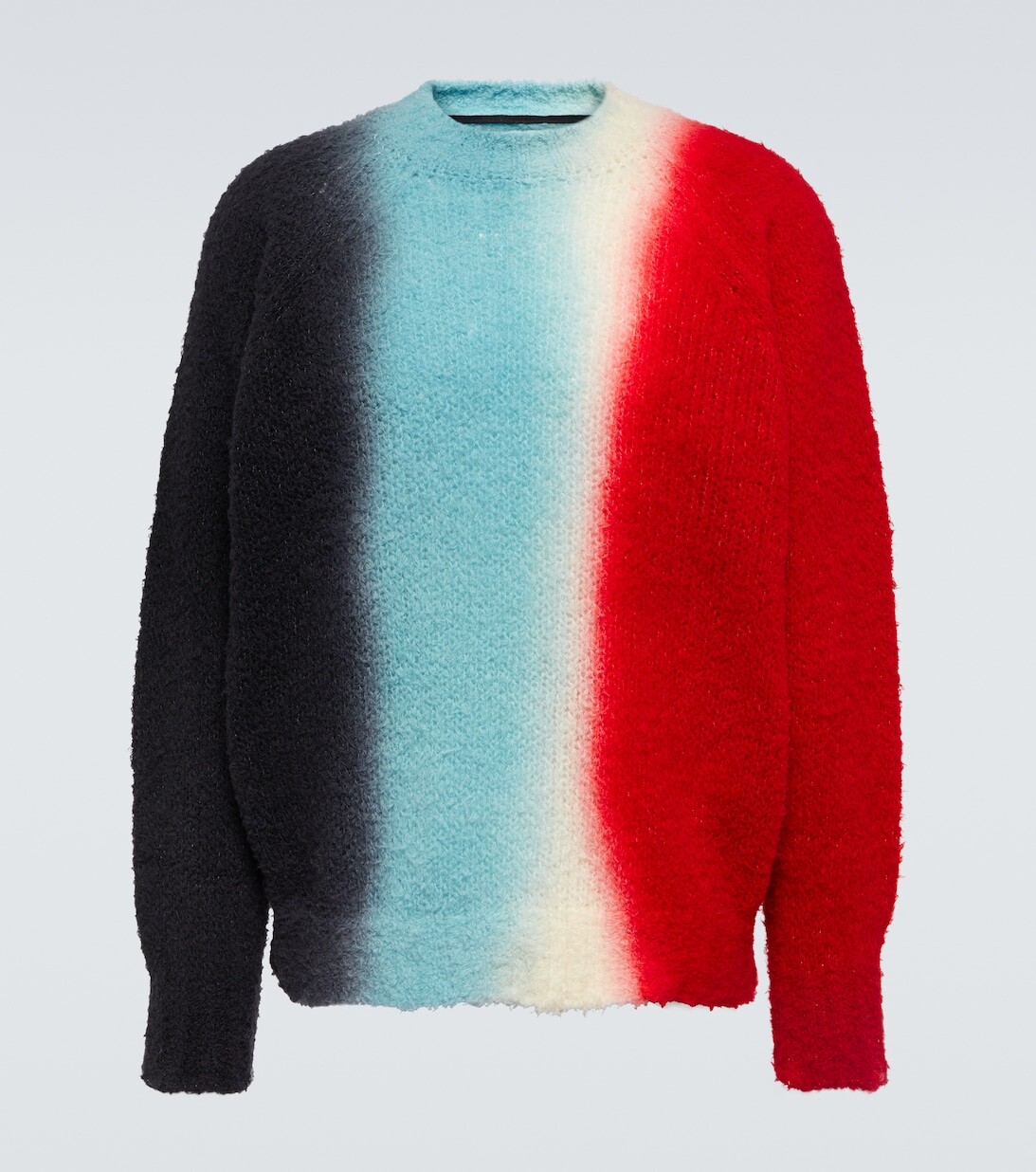 

Свитер из смесовой шерсти Sacai, разноцветный