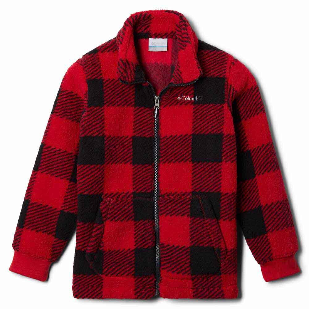 

Толстовка на молнии Columbia Rugged Ridge II Sherpa, красный