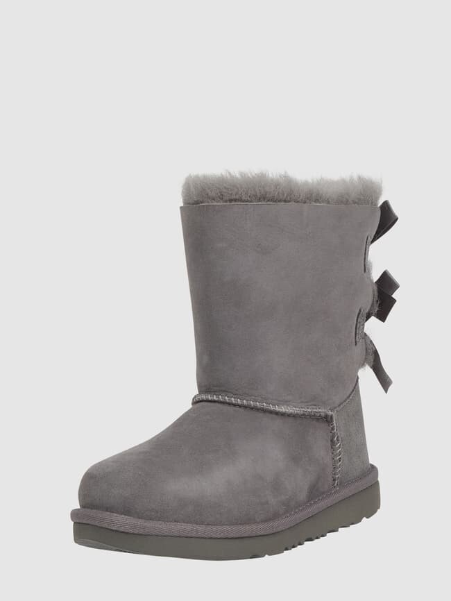 

Ботинки с бантиком модель "BAILY" UGG, светло-серый
