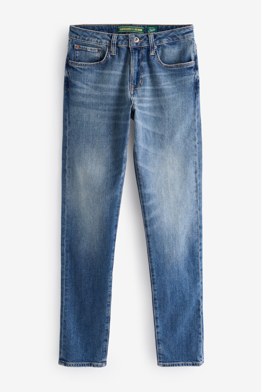 

Винтажные узкие джинсы Superdry, синий
