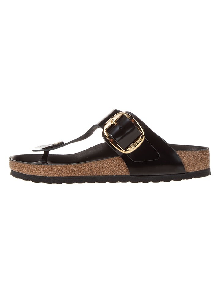 

Шлепанцы Birkenstock Leder Gizeh, черный