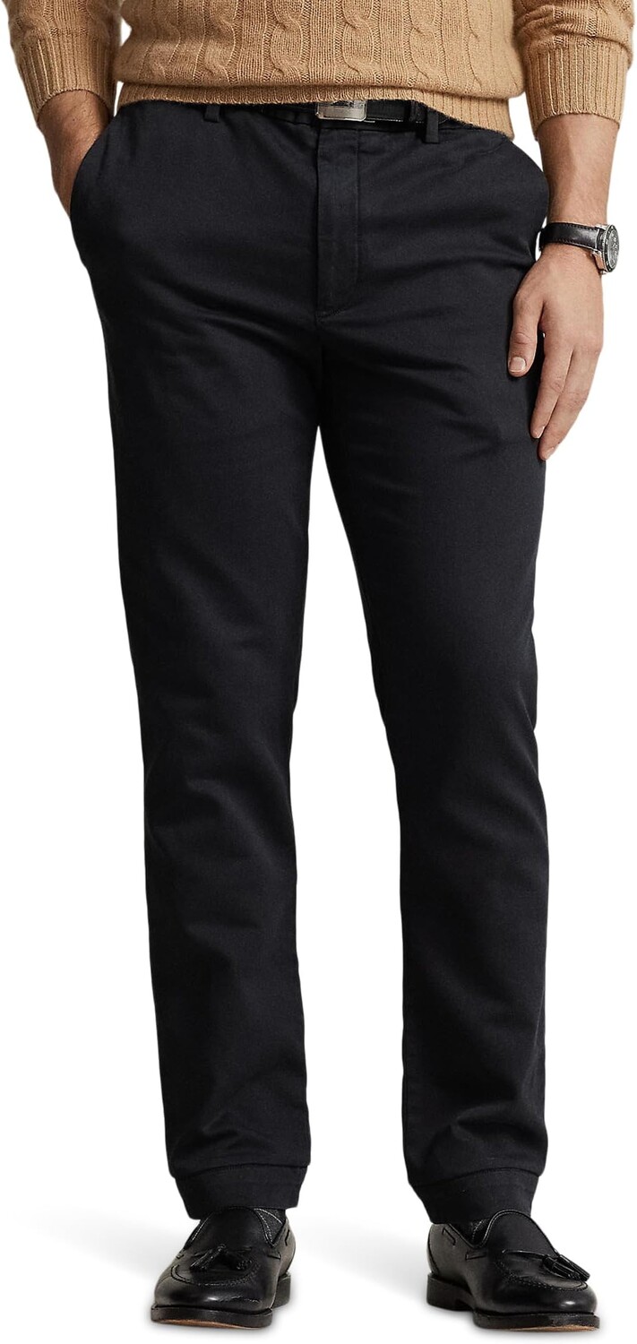 

Брюки-чиносы узкого кроя из эластичного трикотажа Polo Ralph Lauren, цвет Polo Black