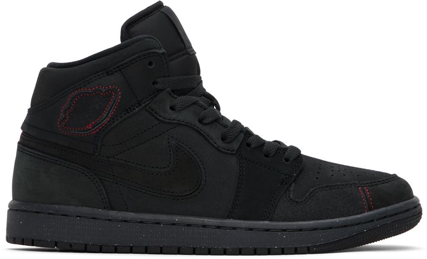цена Черные кроссовки Air Jordan 1 Mid SE Craft Nike Jordan