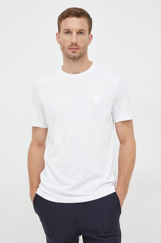 

Хлопковая футболка BOSS BOSS CASUAL Boss, белый
